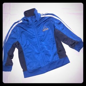 Boys Adidas Blue Jacket 3T
